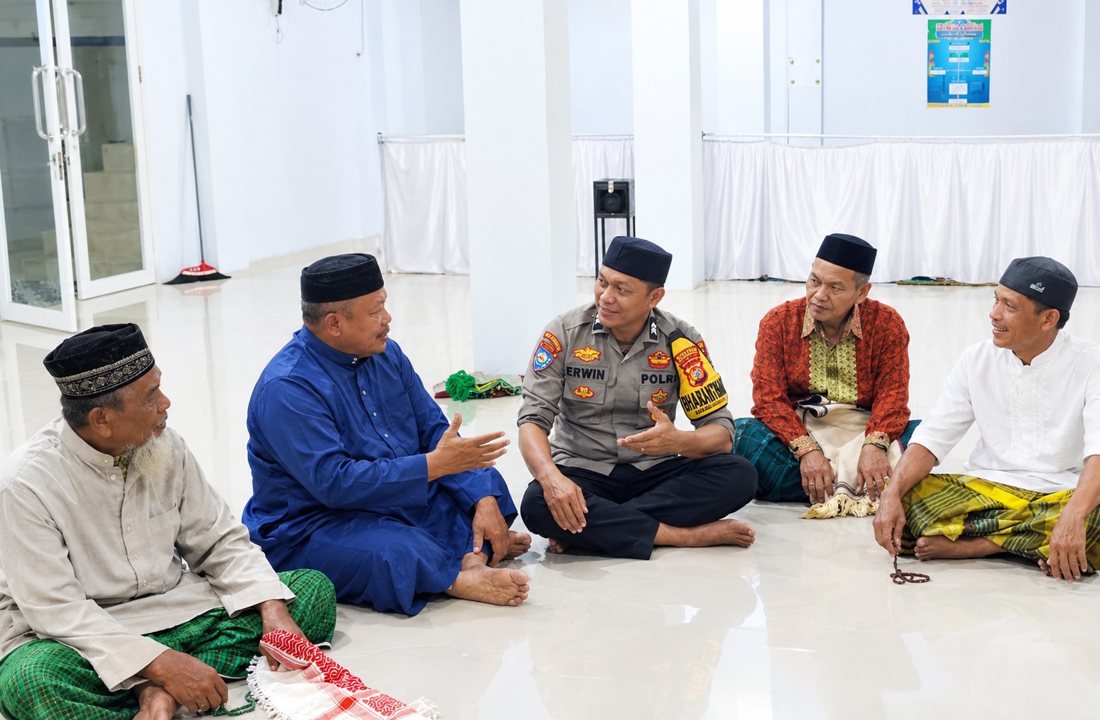 Subuh Keliling Polsek Malunda, Warga Usulkan Peningkatan Patroli pada Jam Sekolah
