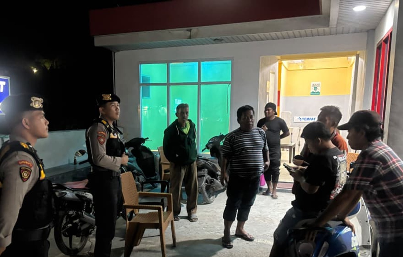 Cegah Gangguan Kamtibmas, Samapta Polres Majene Intensifkan Patroli Malam di Titik Keramaian