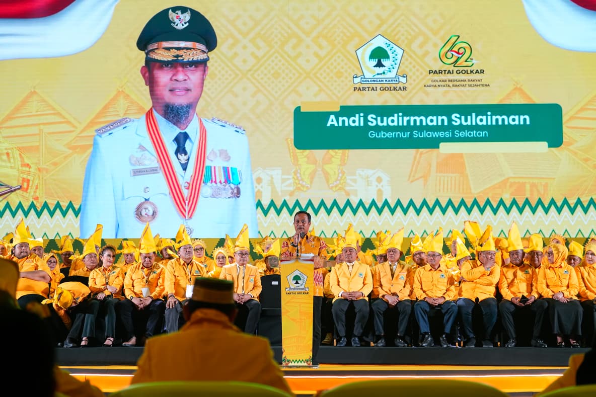 Andi Sudirman Harap Golkar Sulsel Kawal Pembangunan Daerah