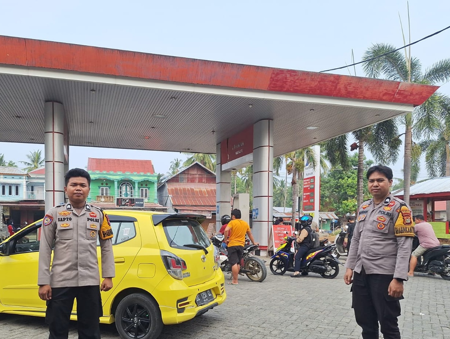 Polsek Malunda Intensifkan Patroli Pagi Jaga Kamtibmas, Sasar SPBU dan Minimarket