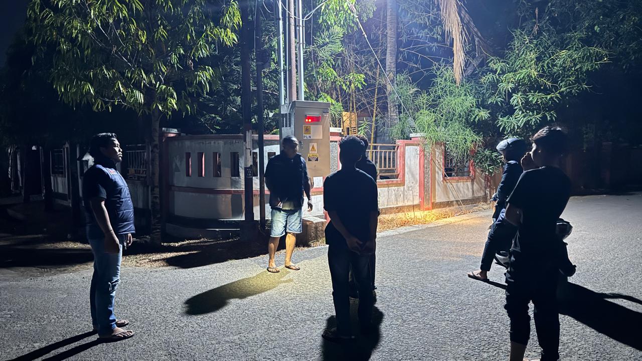 Patroli Malam URC Sat Reskrim Polres Majene, Antisipasi 3C dan Kriminalitas Jalanan