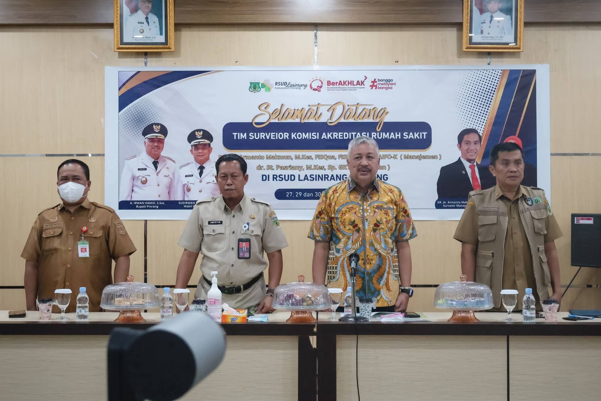 Reakreditasi RSUD Lasinrang Dimulai, Bupati Pinrang Soroti Mutu Layanan