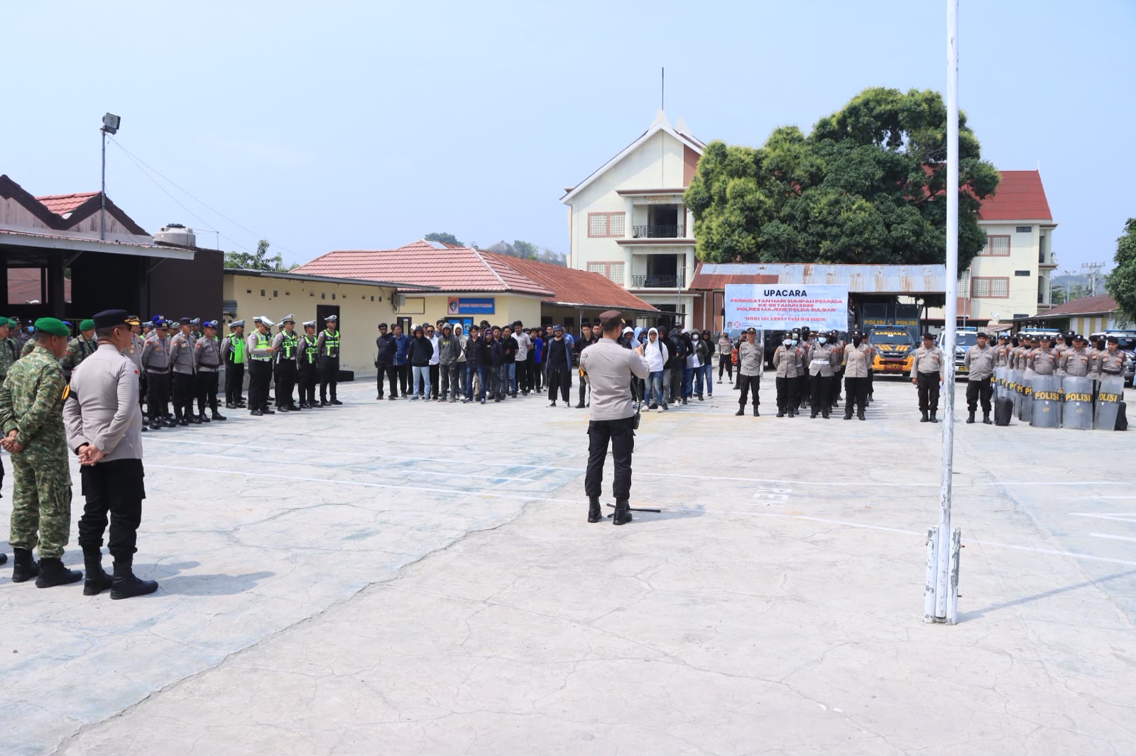 Siap Kawal Penyampaian Aspirasi, Polres Majene Siapkan 260 Personel Pada Aksi Forum Kota Majene