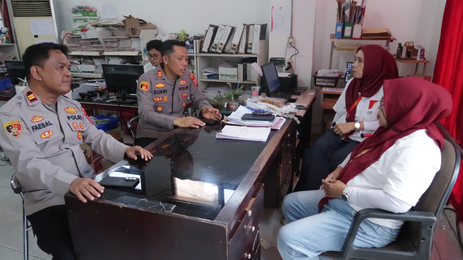 Polisi Peduli Pengangguran, Kapolsek dan Waka Polsek Ujung Lakukan Upaya Buka Peluang Kerja 