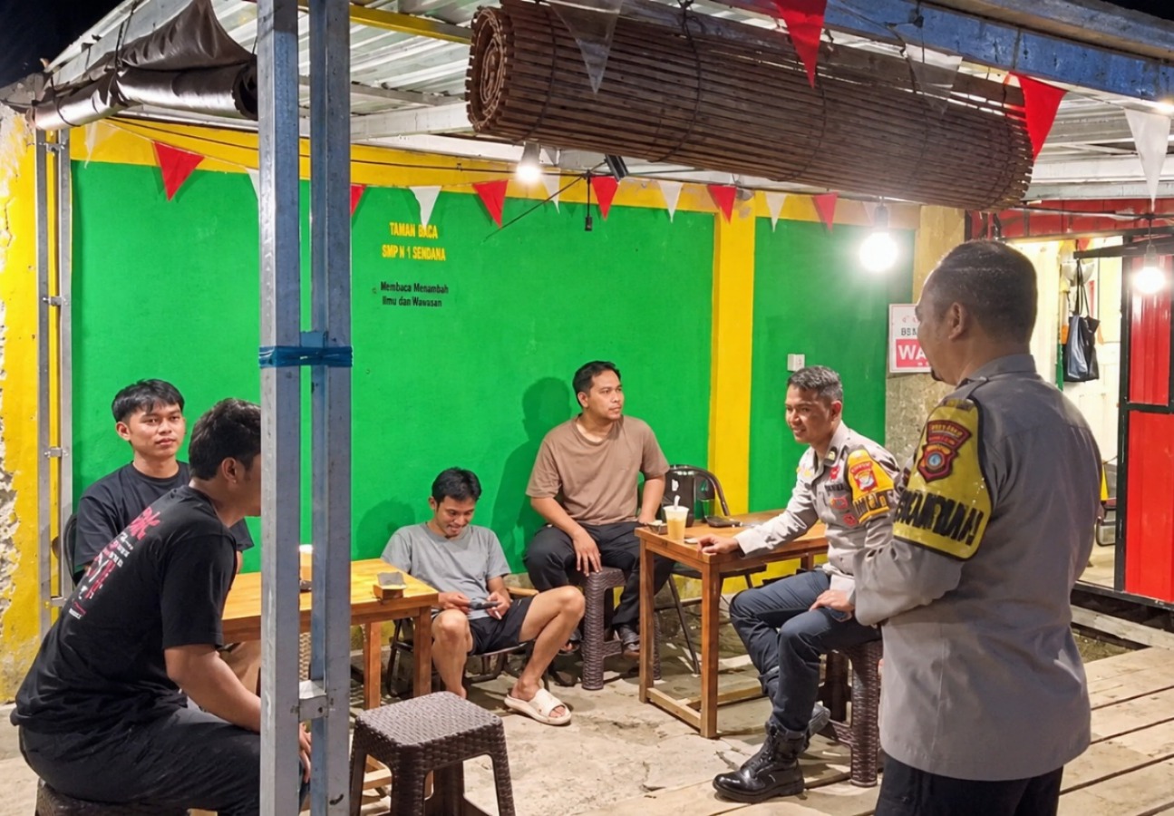 Polsek Sendana Intensifkan Patroli Dialogis, Hadirkan Rasa Aman di Tengah Aktivitas Masyarakat