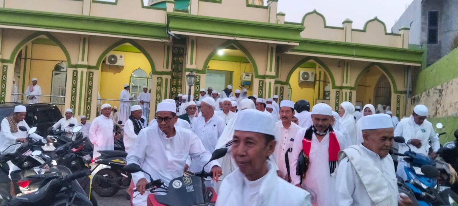 Safari Subuh Majelis Syuhada Membludak di Masjid Nurul Falah