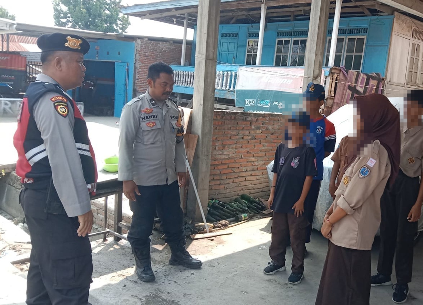 Patroli Dialogis di Tanjung Batu dan Lembang, Sat Samapta Polres Majene Perkuat Kewaspadaan Kamtibmas